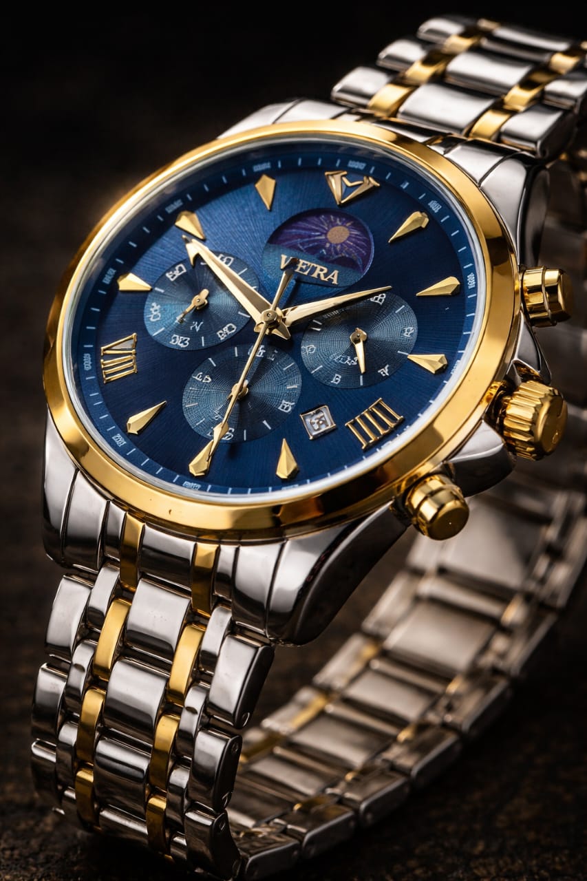 Relógio VETRA Masculino    Presença, Precisão e Estilo Atemporal