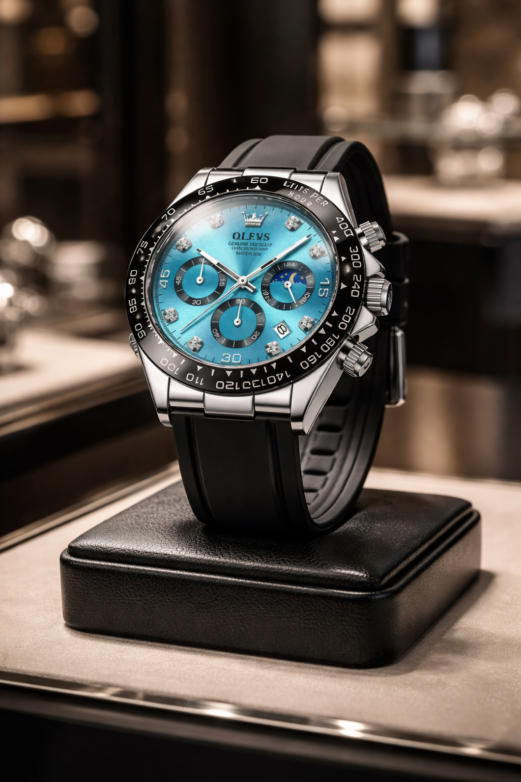 Relógio Olevs Masculino Premium – Sofisticação que se Impõe
