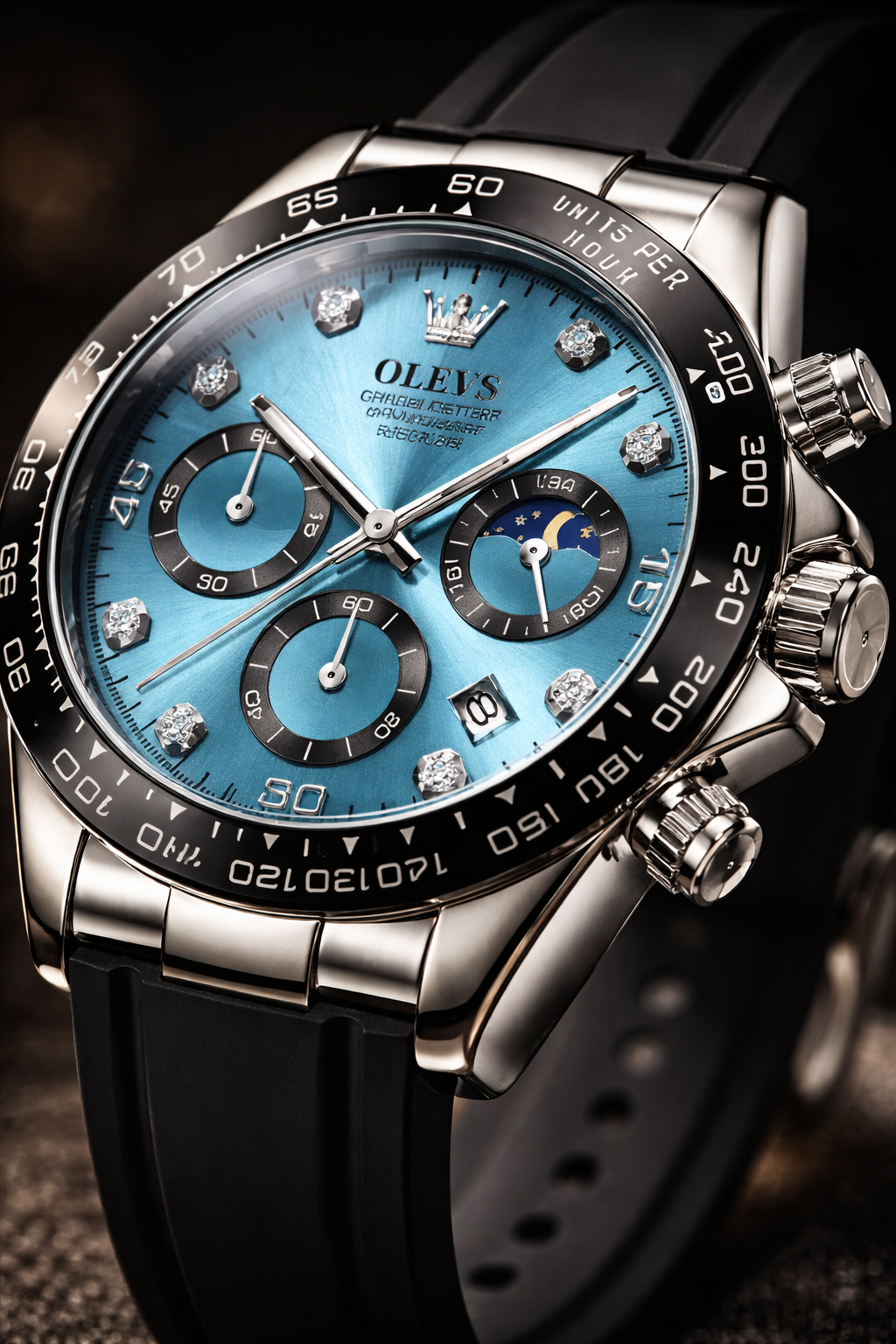 Relógio Olevs Masculino Premium – Sofisticação que se Impõe